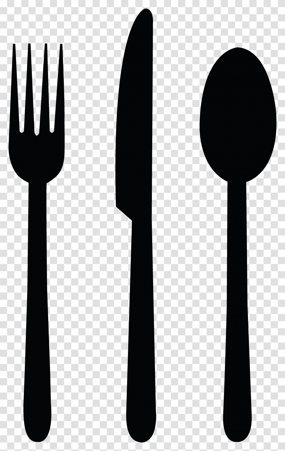 Silverware Clip Art Black, Fork, Cutlery, Baseball Bat, Team Sport Transparent Png