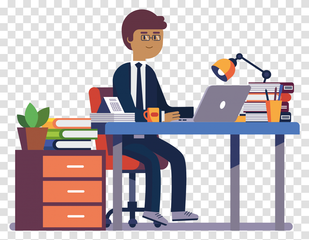 Simba Branch Office Office Work Clipart, Standing, Furniture, Table, Desk Transparent Png