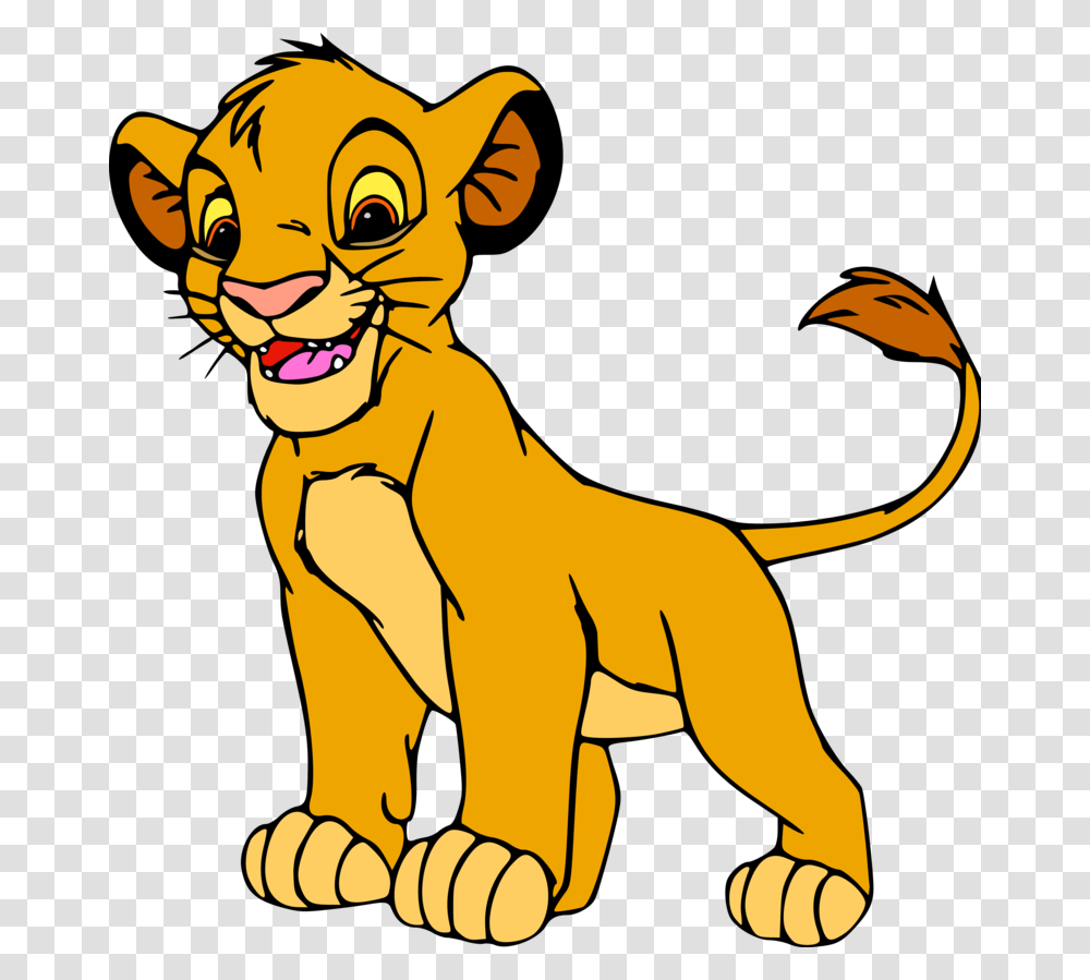 Simba Clipart Lion King, Animal, Mammal, Pet, Cat Transparent Png