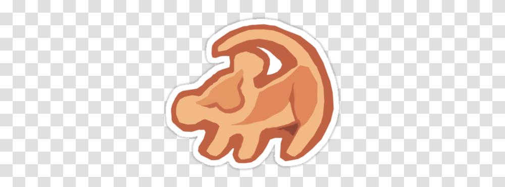 Simbaaaaa Lion King Stickers Simba Lion King Simba Logo, Food, Ear, Ketchup, Bread Transparent Png