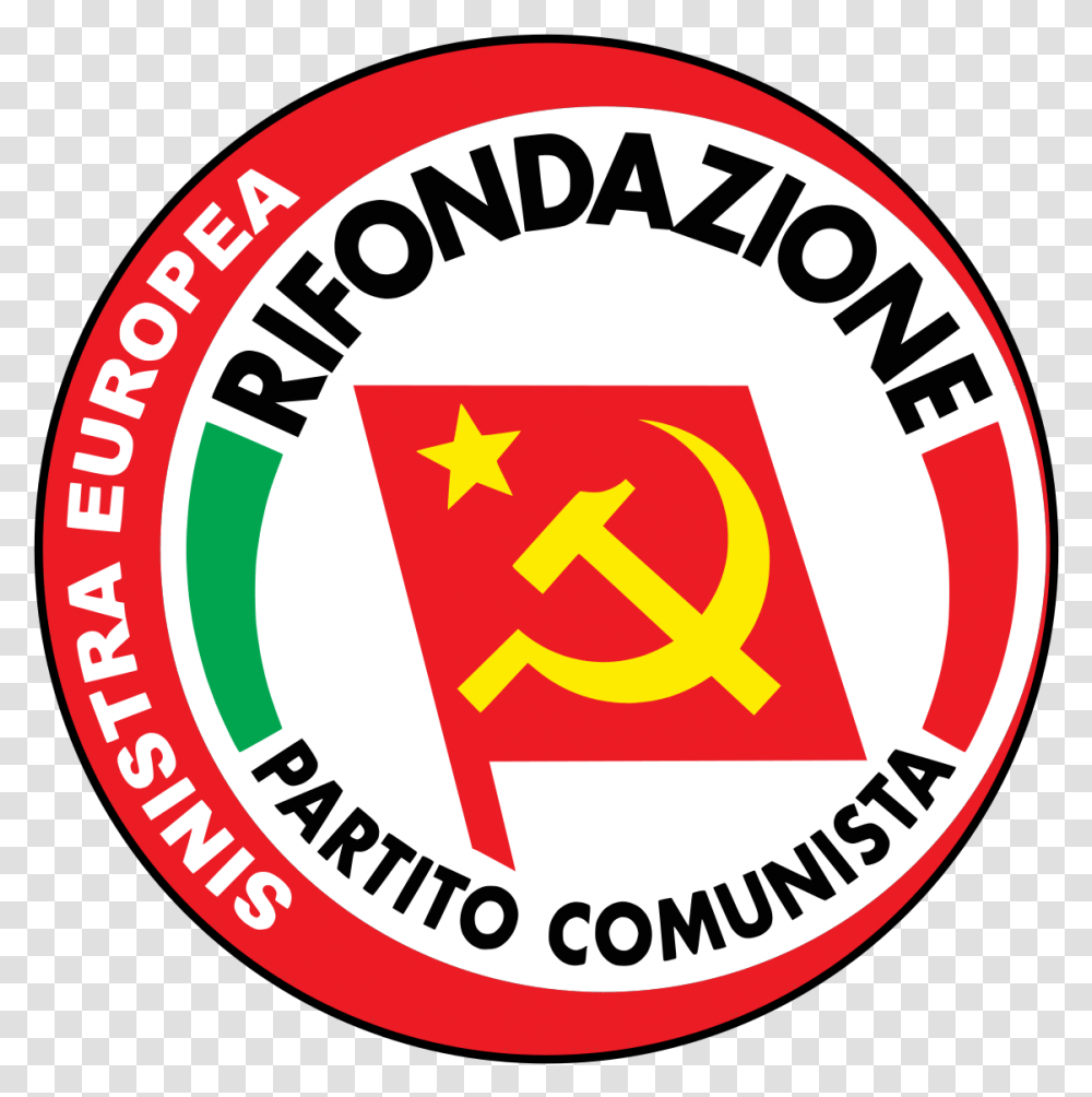 Simbolo Partito Della Rifondazione Comunista Partito Comunista Rifondazione, Label, Sticker, Logo Transparent Png