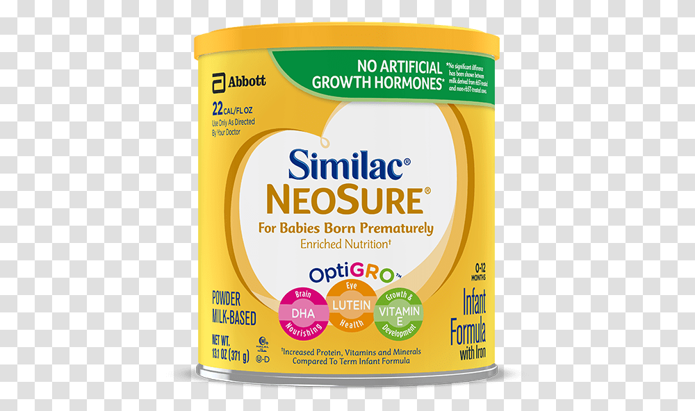 Similac Neosure Baby Formula Brands, Tin, Can, Food, Aluminium Transparent Png