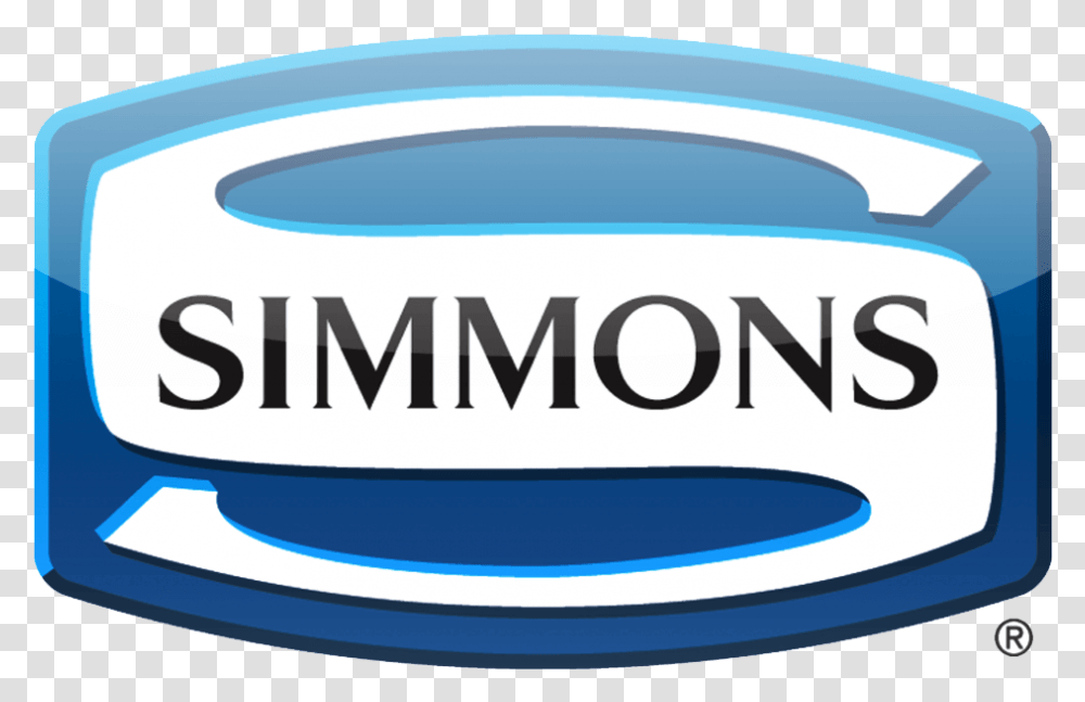 Simmons Logo Electric Blue, Label, Outdoors Transparent Png