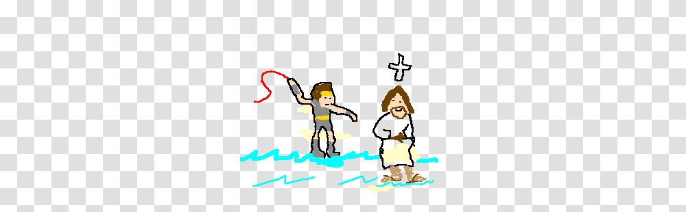 Simon Belmont And Jesus Walk Over Water Drawing, Poster, Advertisement, Hand, Pirate Transparent Png