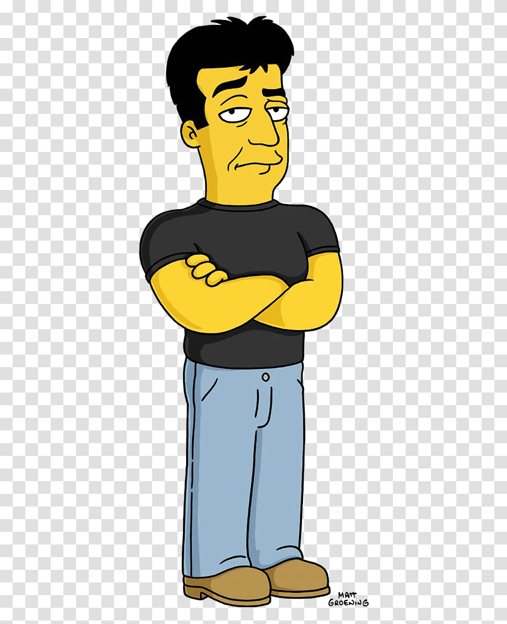 Simon Cowell On The Simpsons, Hand, Label, Person Transparent Png