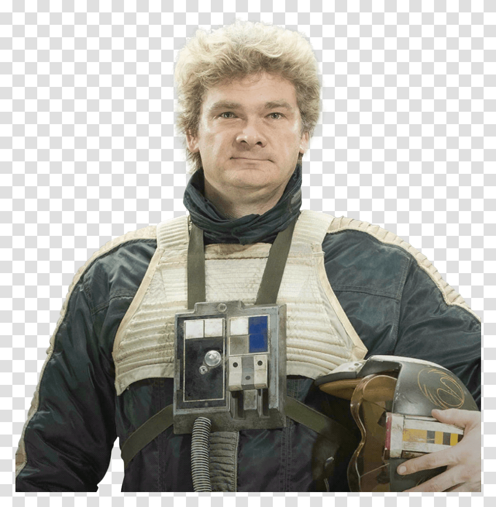 Simon Farnaby Rogue One, Person, Human, Astronaut, Electronics Transparent Png
