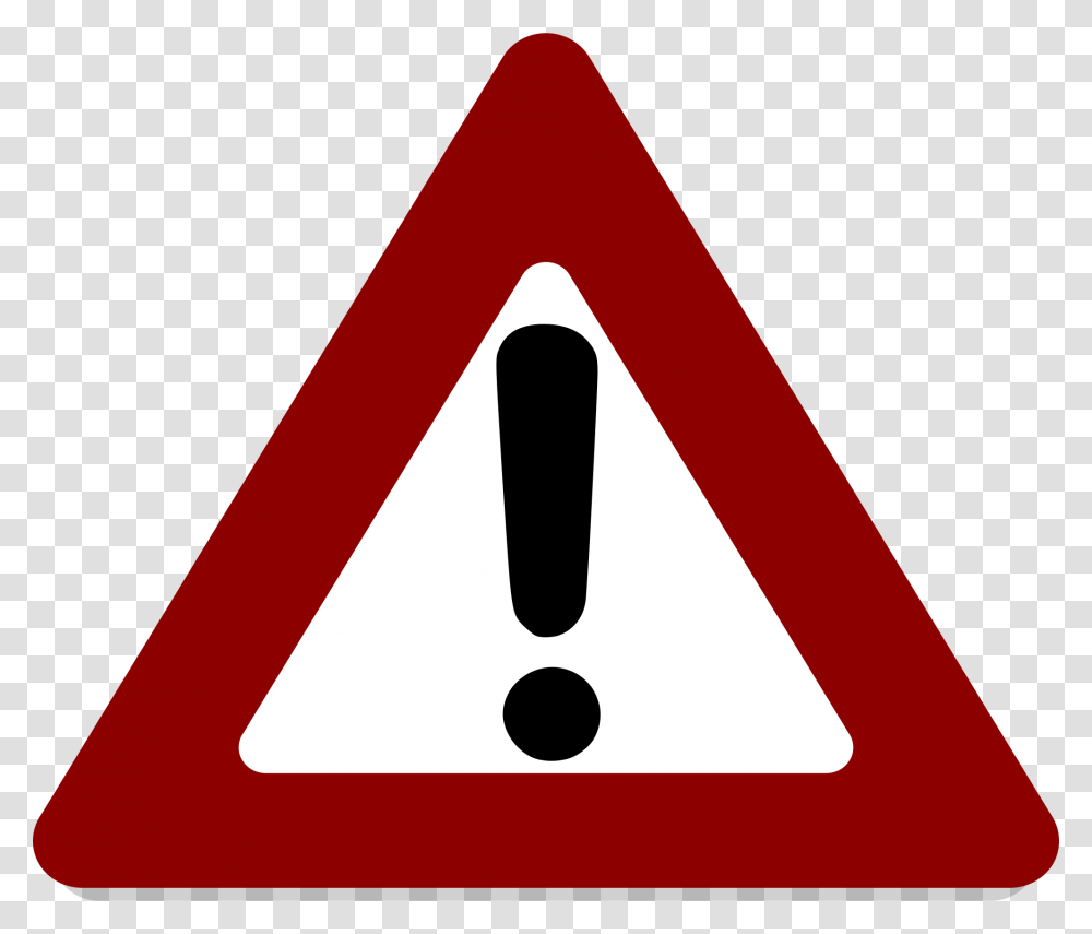 Simple Alert, Triangle, Sign, Road Sign Transparent Png