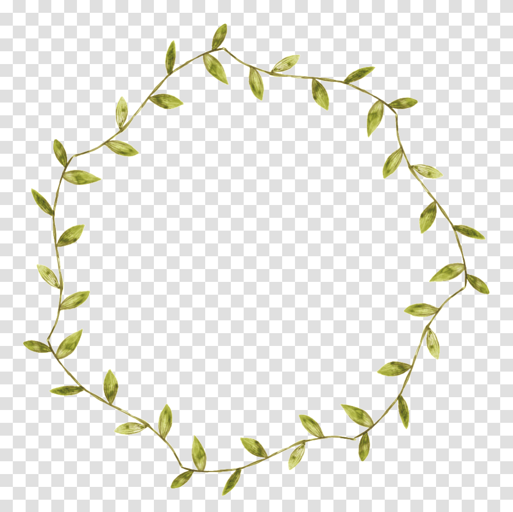 Simple And Beautiful Decorative Garland Free Buckle Paper, Plant, Leaf, Ivy, Vine Transparent Png