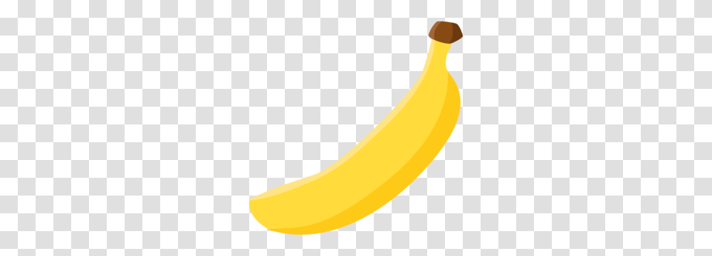 Simple Banana Clip Art, Fruit, Plant, Food Transparent Png