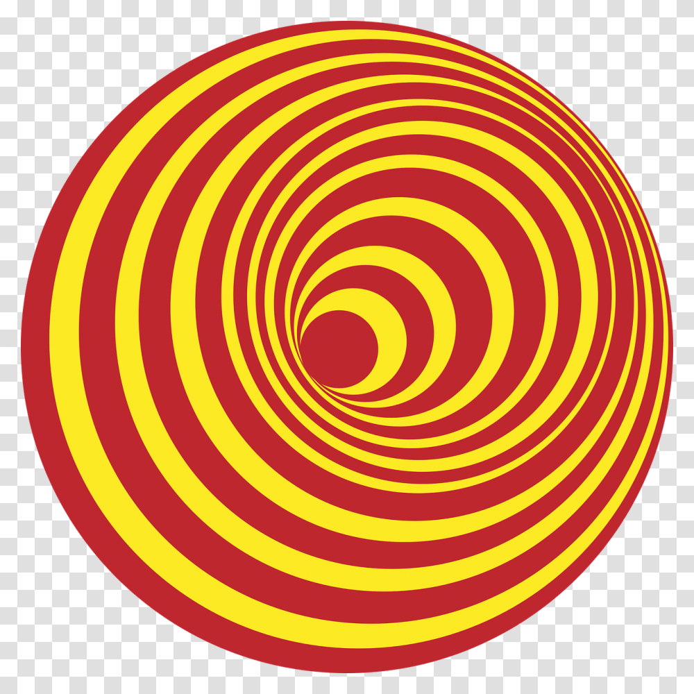 Simple Basic Op Art, Spiral, Rug, Coil Transparent Png