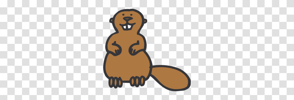 Simple Beaver Cartoon Clip Art, Mammal, Animal, Rodent, Wildlife Transparent Png