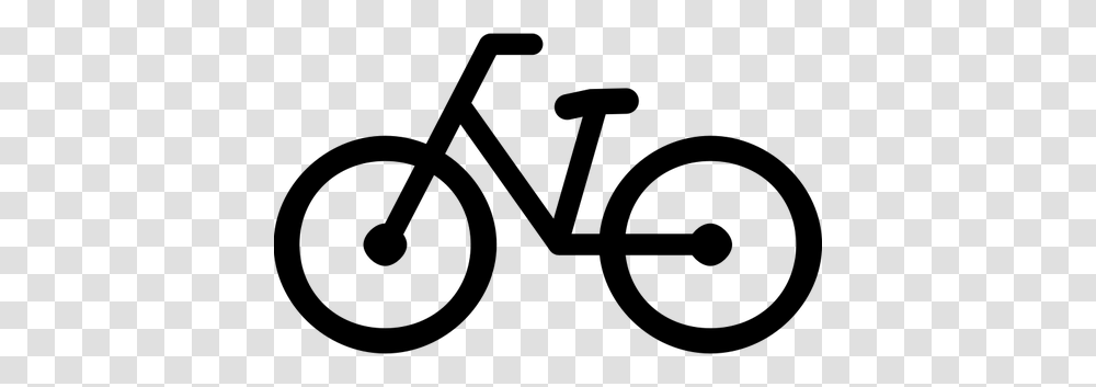 Simple Bicycle Pictogram Vector Clip Art, Gray, World Of Warcraft Transparent Png