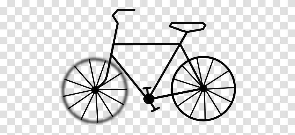 Simple Bike Clip Art, Bicycle, Vehicle, Transportation, Spoke Transparent Png