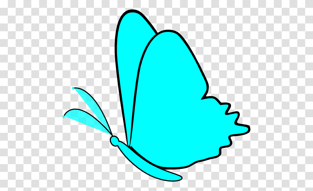 Simple Blue Butterfly Clip Art For Web, Baseball Cap, Hat, Apparel Transparent Png