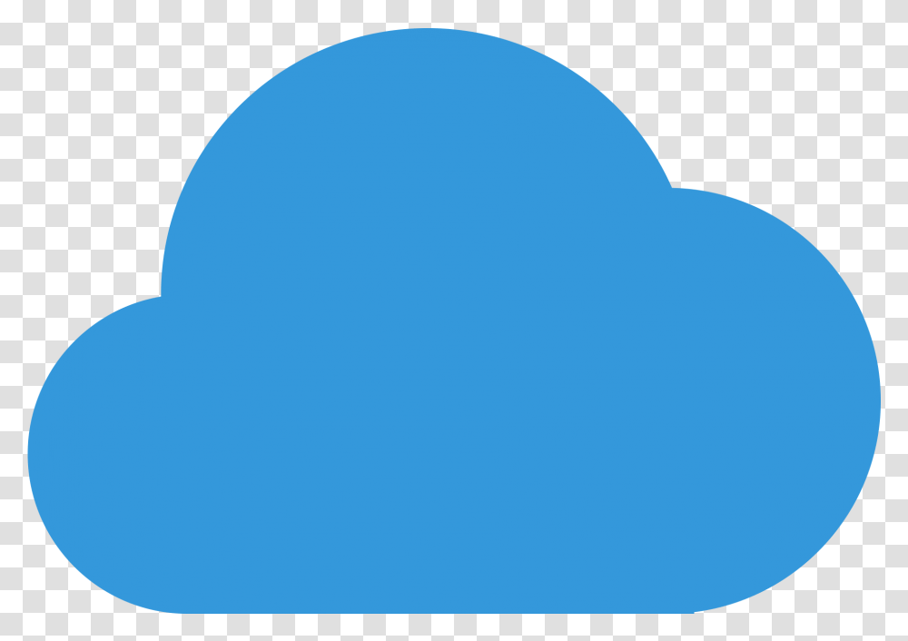 Simple Blue Cloud Icon Free Image Download Color Blue Objects Clipart, Balloon Transparent Png