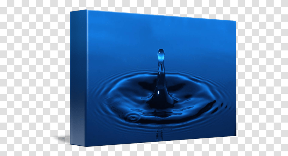 Simple Blue Splash By Chris Cupit Drop, Outdoors, Water, Droplet, Ripple Transparent Png