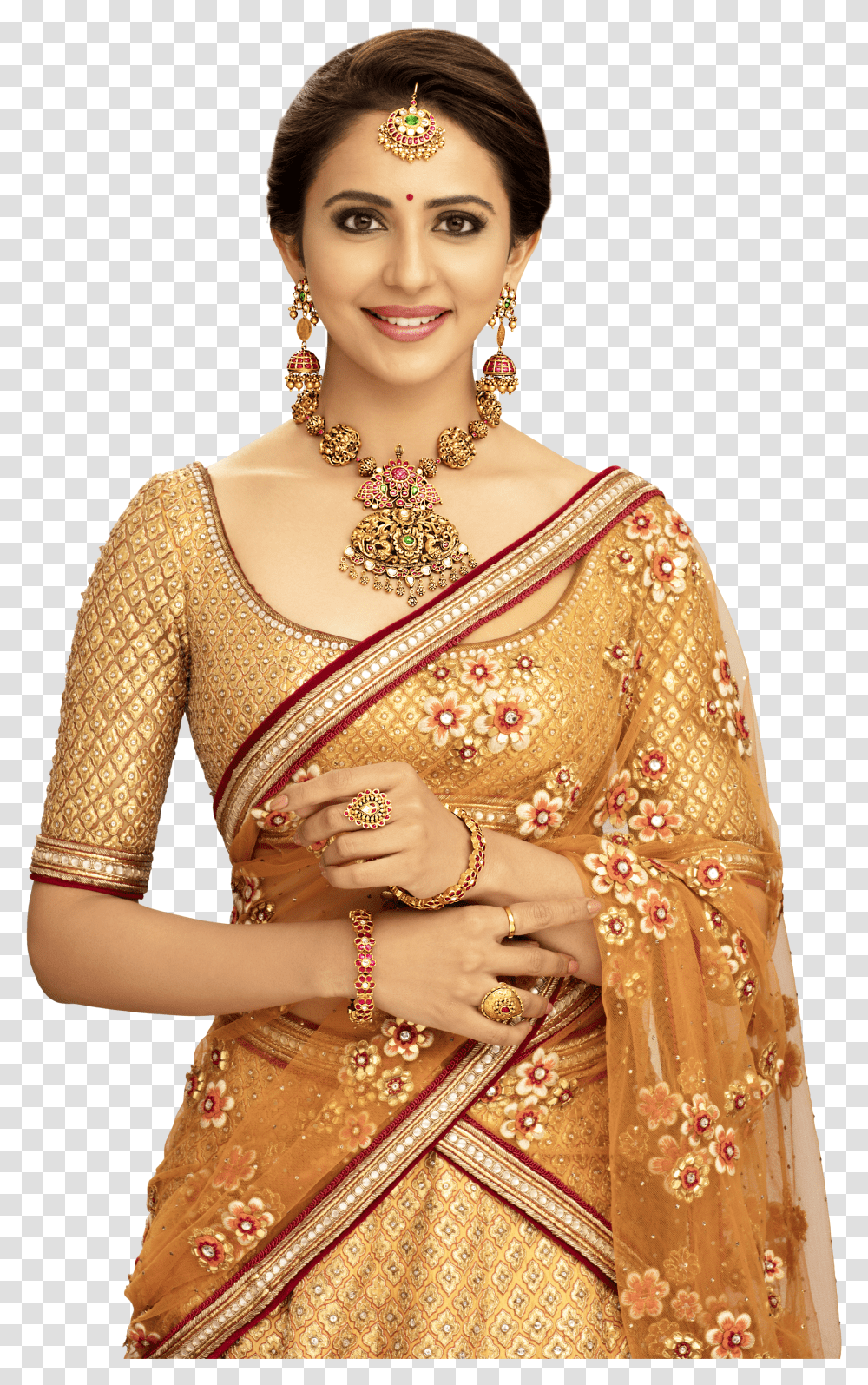 Simple Bridal Jewellery Jewellery Temple Designs Transparent Png
