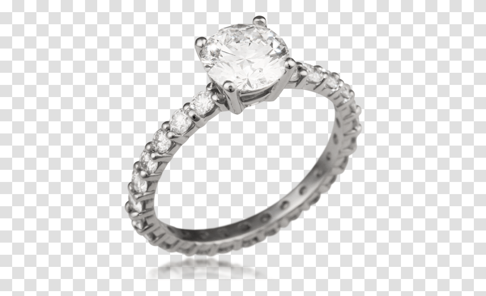 Simple Brilliance Engagement Ring Engagement Ring, Accessories, Accessory, Jewelry, Silver Transparent Png