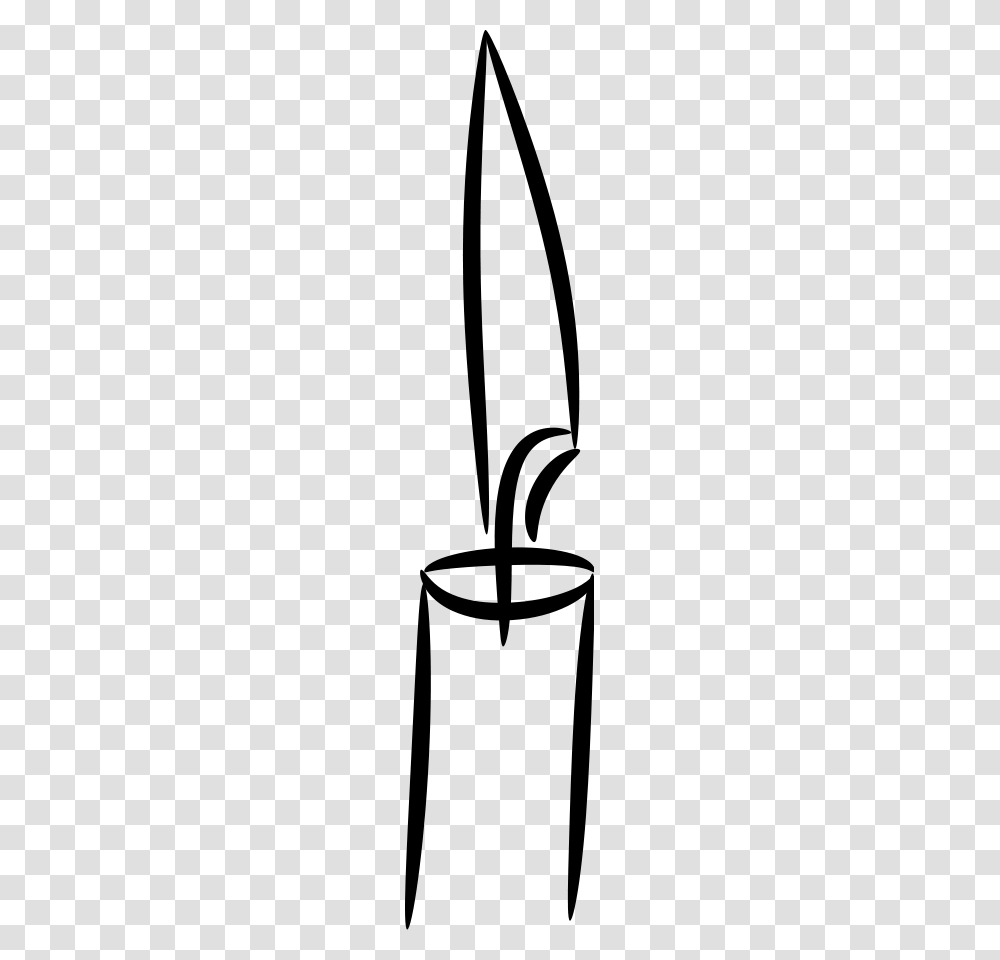 Simple Candle Flame Clip Arts Download, Gray, World Of Warcraft Transparent Png
