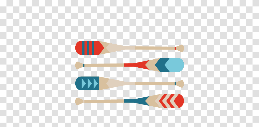 Simple Canoe Clipart Clip Art Of Kayak Or Canoe With Paddle, Oars, Baseball Bat, Team Sport, Sports Transparent Png