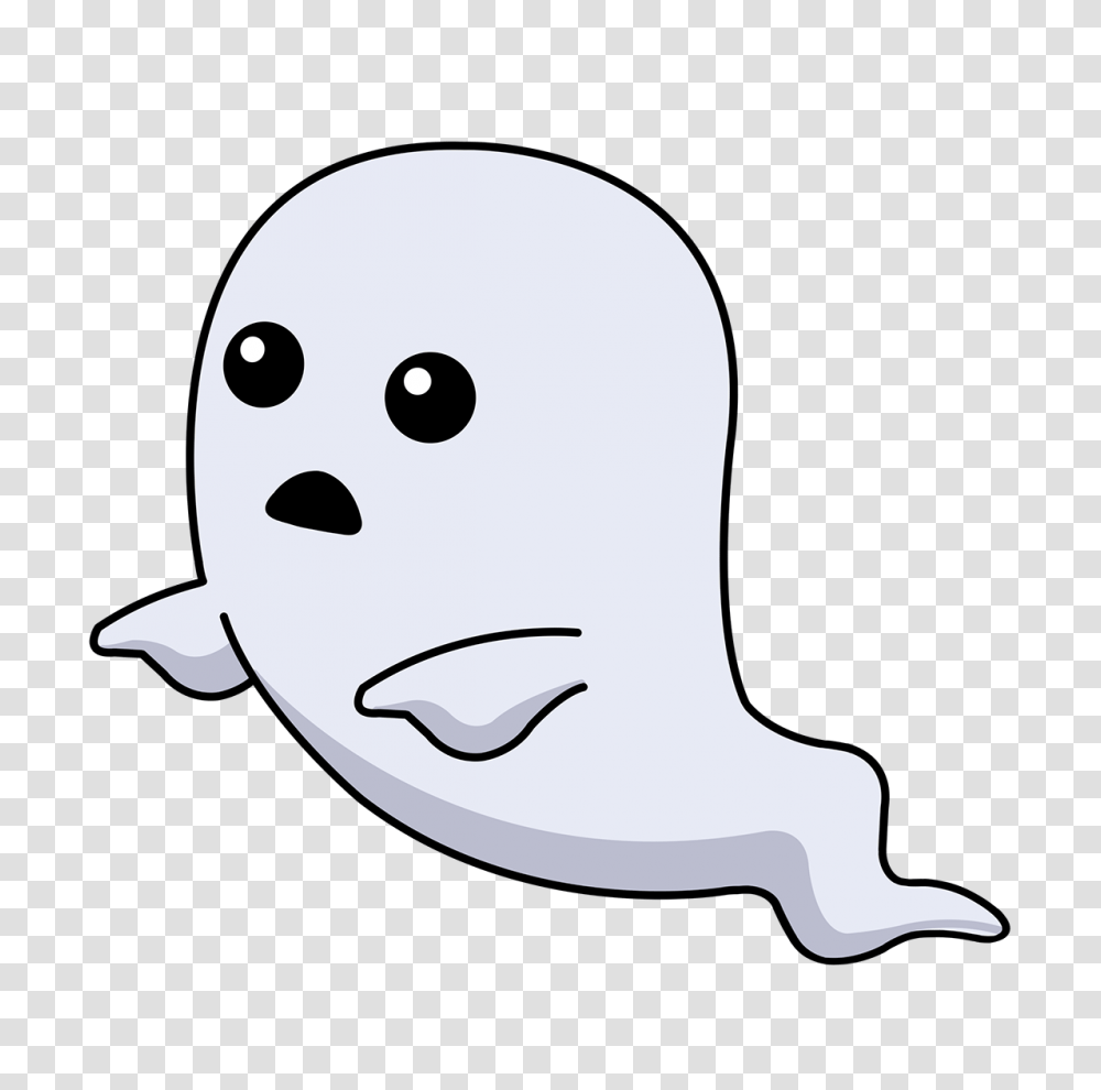 Simple Cartoon Ghost, Fantasy, Drawing, Label Transparent Png