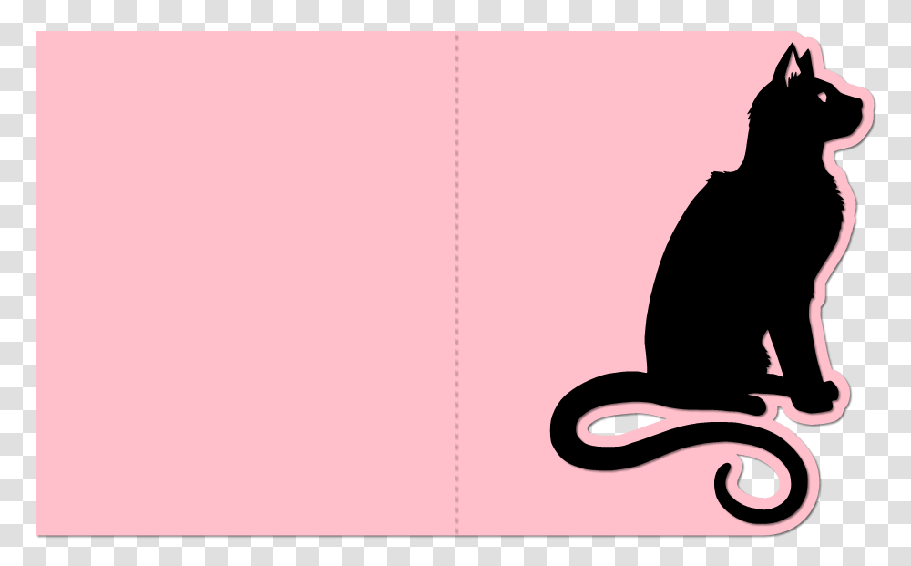 Simple Cat Silhouette Cat Svg Card, Dog, Pet, Canine Transparent Png