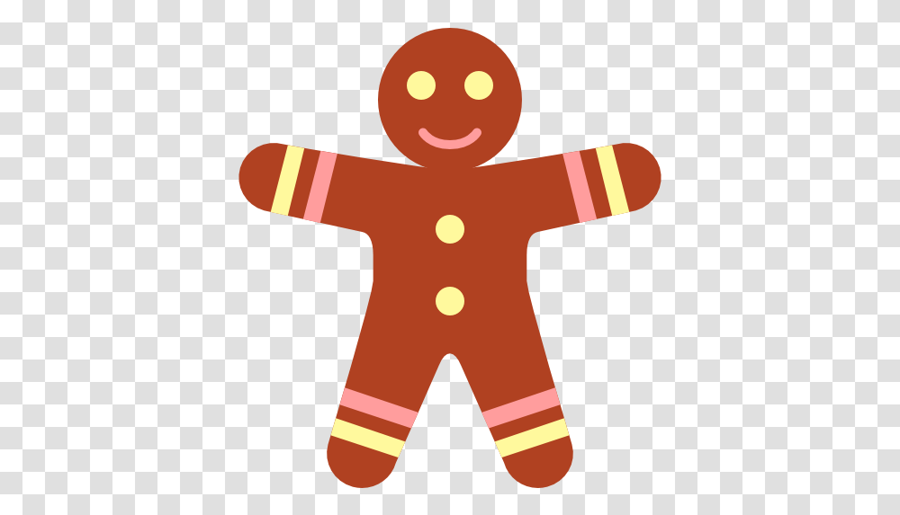Simple Christmas Gingerbread Man Icon Christmas Simple Clipart, Cookie, Food, Biscuit, Cross Transparent Png