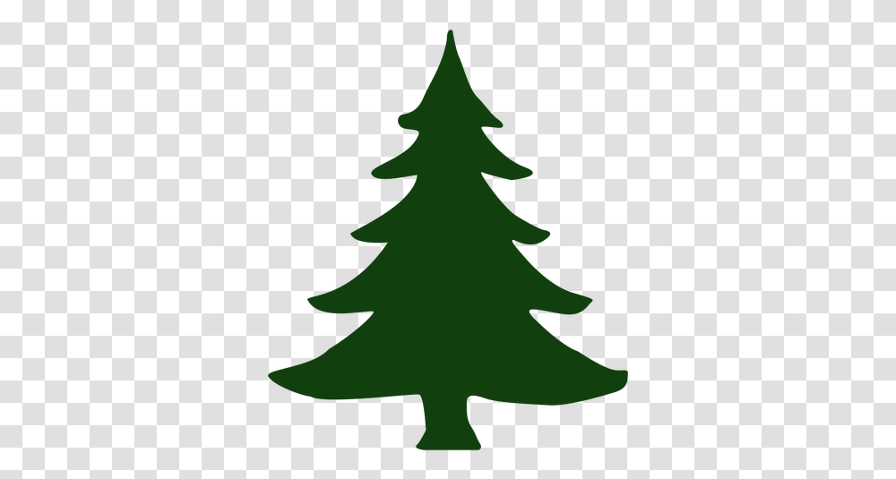 Simple Christmas Tree & Svg Vector File Pine Tree Clipart Free, Plant, Fir, Abies, Ornament Transparent Png