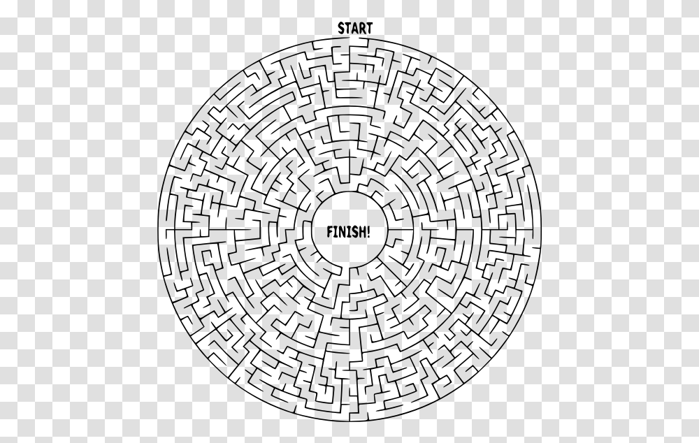 Simple Circle Maze Circle, Gray, World Of Warcraft Transparent Png