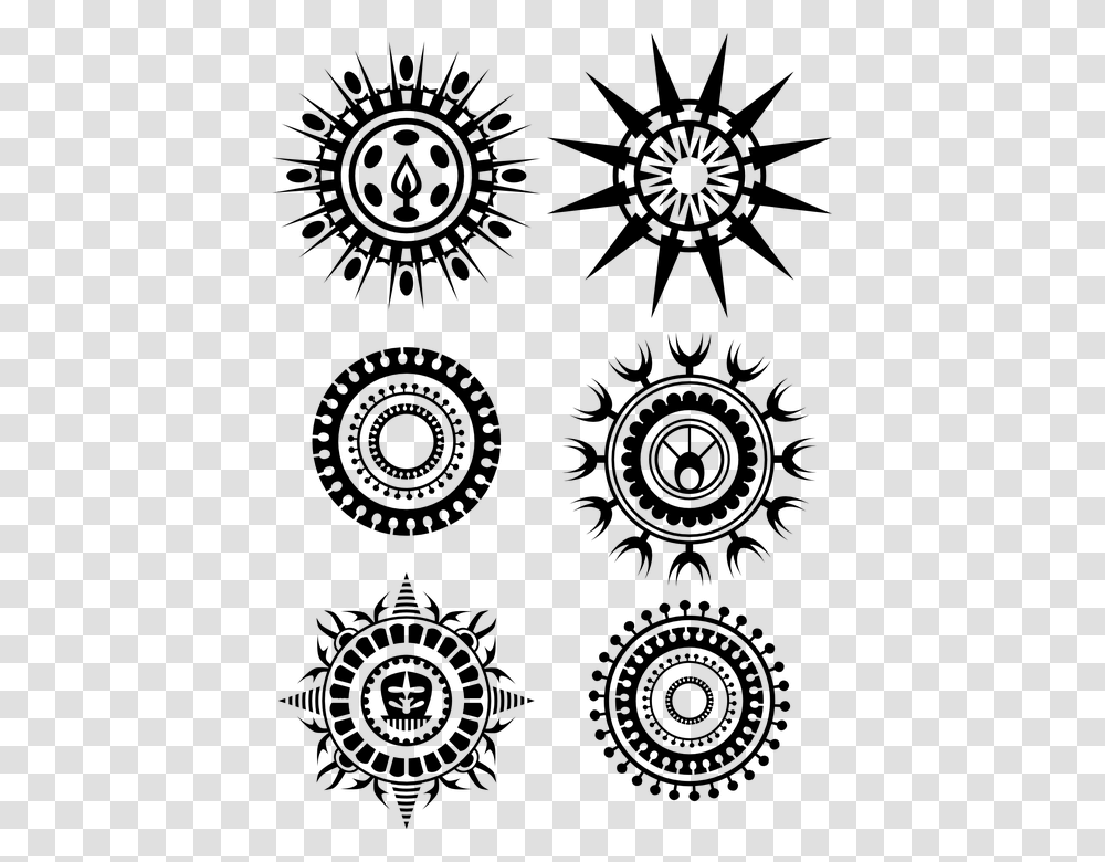 Simple Circle Tattoo Design, Gray, World Of Warcraft Transparent Png