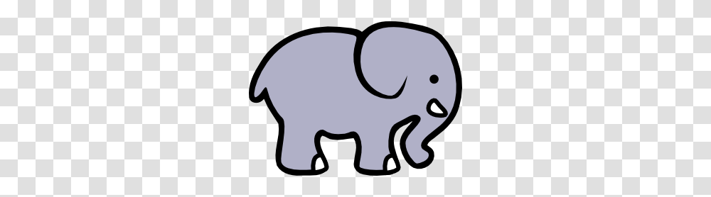 Simple Clipart Elephant, Mammal, Animal, Wildlife, Sunglasses Transparent Png