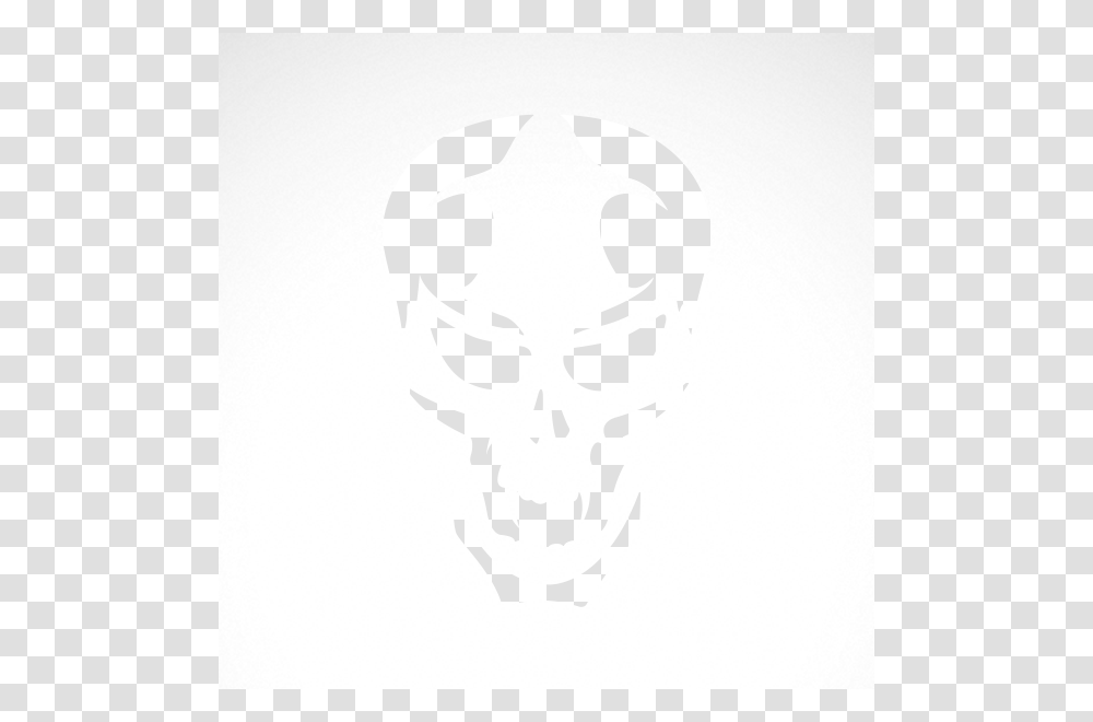 Simple Color Vinyl Death Skull Stickers Factory, Stencil, Logo, Trademark Transparent Png