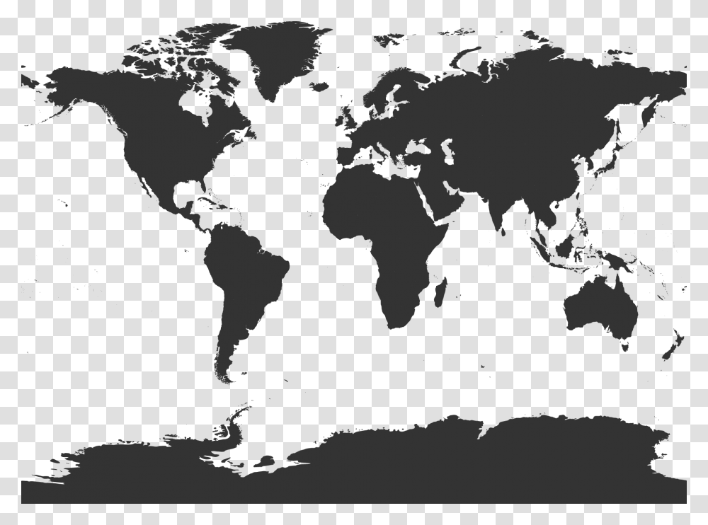 Simple Color World Map, Diagram, Atlas, Plot, Astronomy Transparent Png