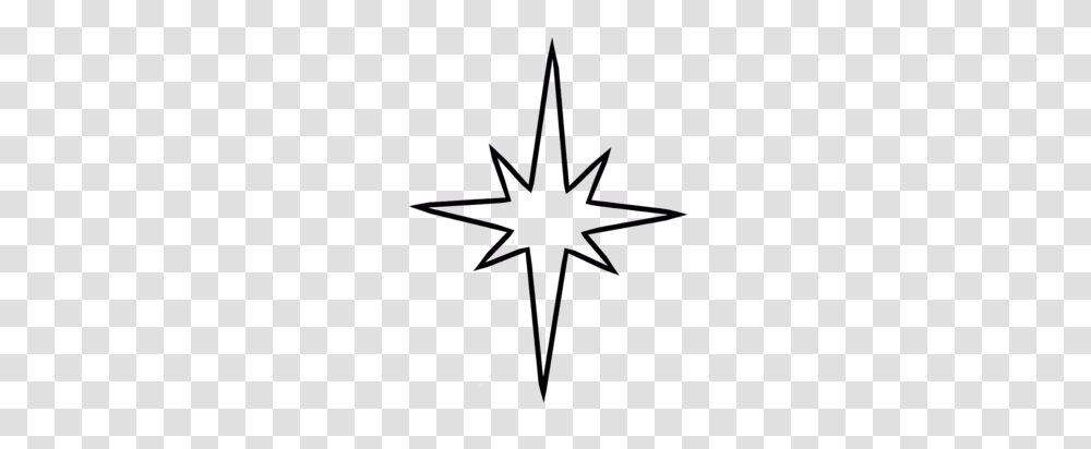 Simple Compass Clipart, Star Symbol, Bow, Utility Pole Transparent Png