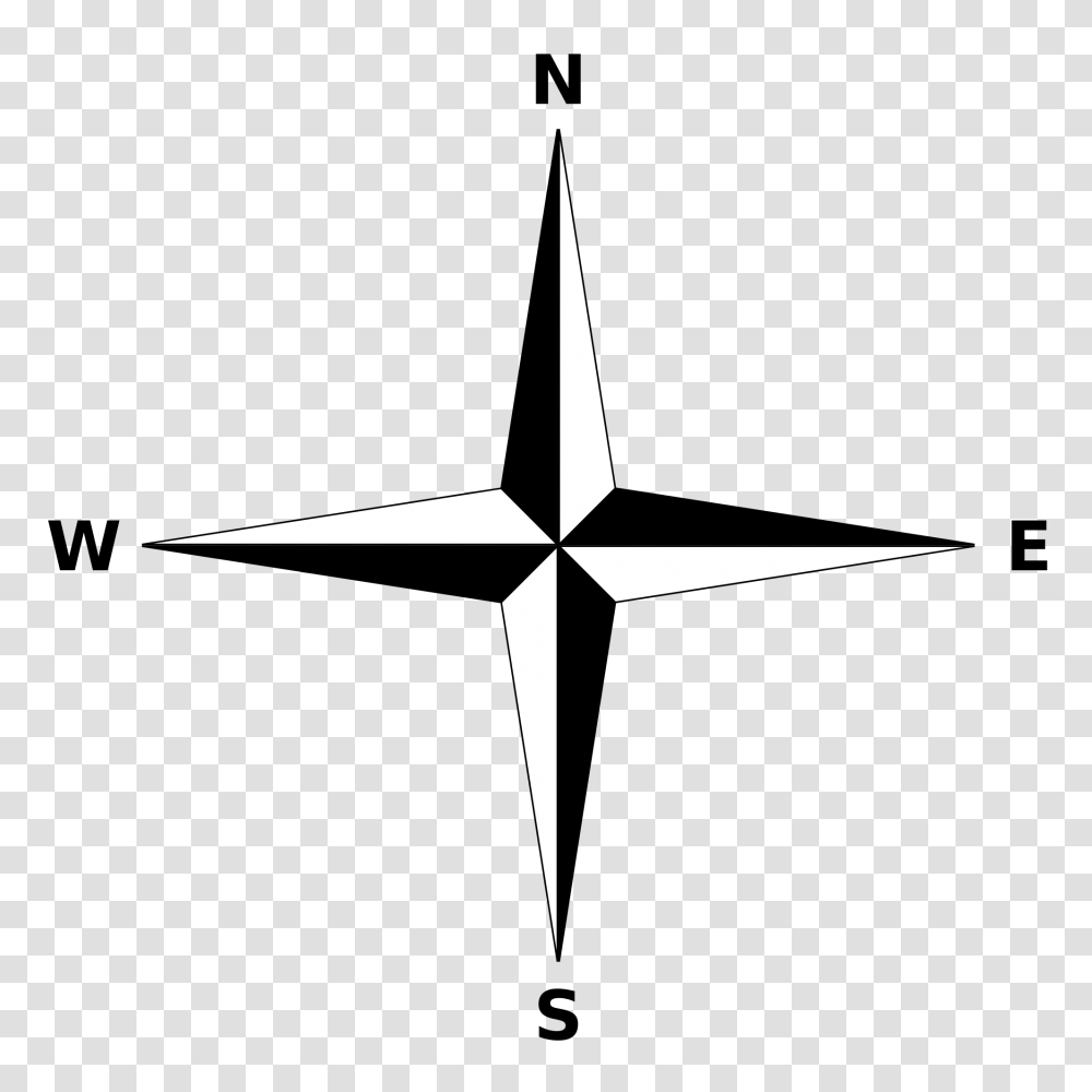 Simple Compass Rose, Cross, Star Symbol Transparent Png