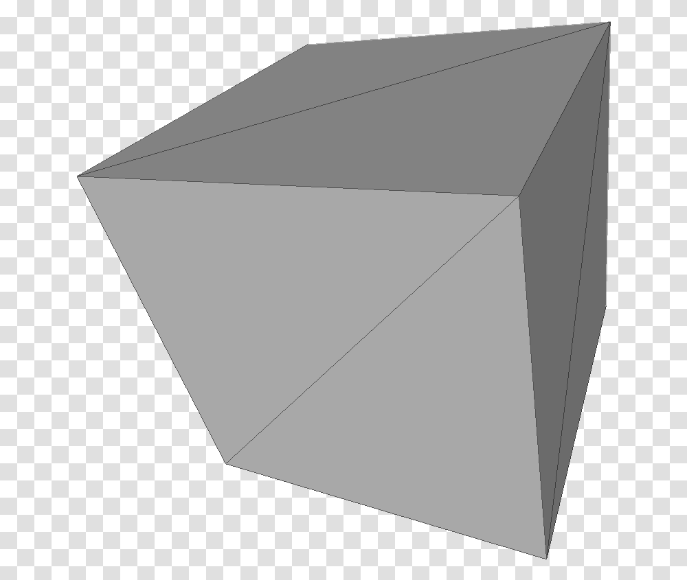 Simple Cube Stl File, Triangle, Envelope, Mailbox, Letterbox Transparent Png