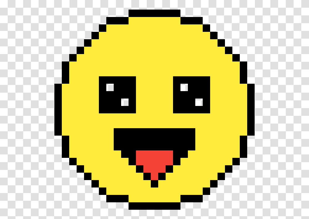 Simple Cute Pixel Art Download Emoji Minecraft Pixel Art, First Aid, Pac Man Transparent Png