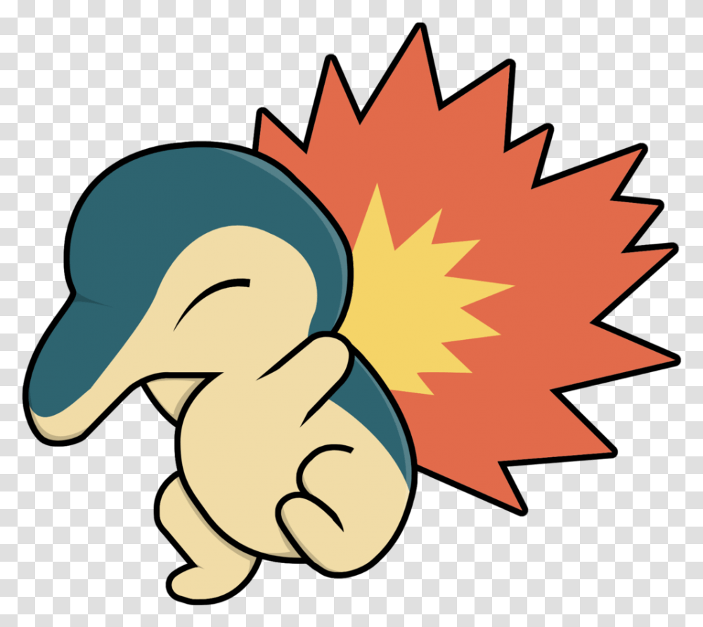 Simple Cyndaquil Download Good Morning Gif, Hand Transparent Png