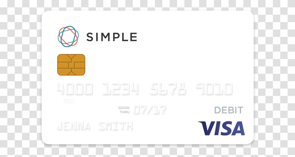 Simple Debit Card, Credit Card, Driving License, Document Transparent Png