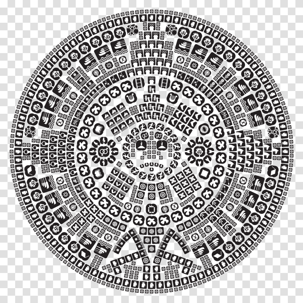 Simple Doily Clipart Aztec Symbol Background, Lace, Rug, Chandelier, Lamp Transparent Png