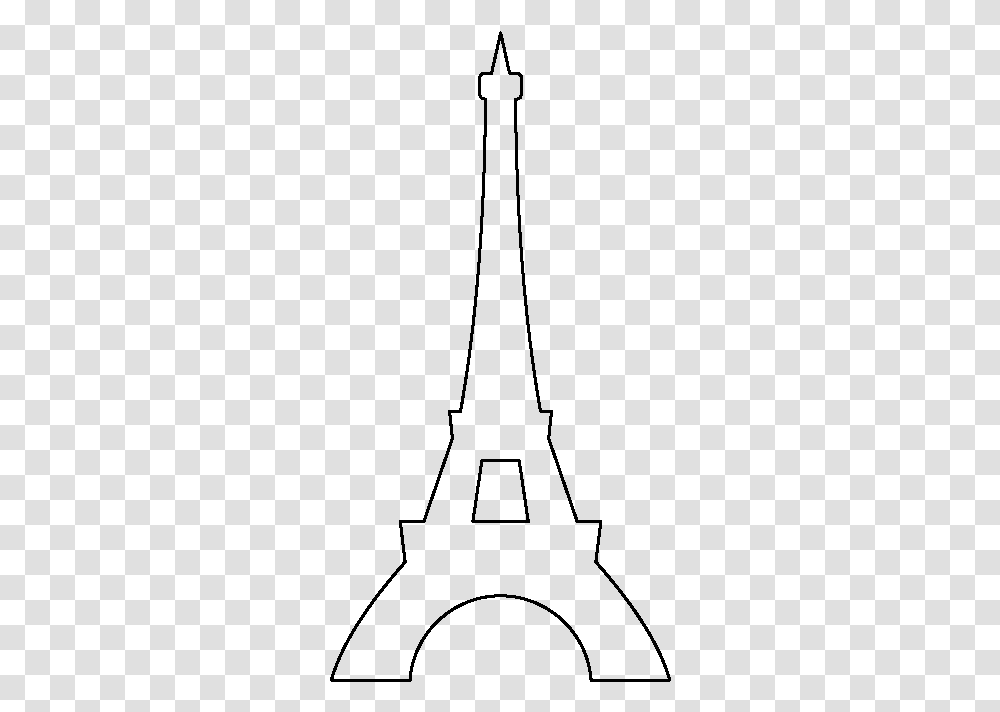 Simple Eiffel Tower Drawing At Getdrawings Line Art, Gray, World Of Warcraft Transparent Png