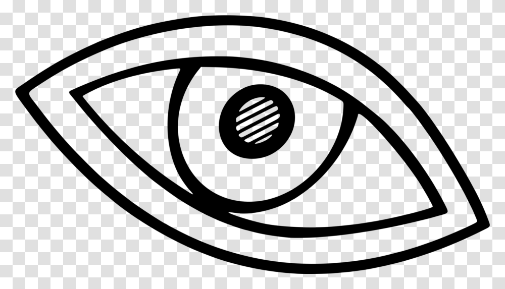 Simple Eye Black And White, Gray, World Of Warcraft Transparent Png