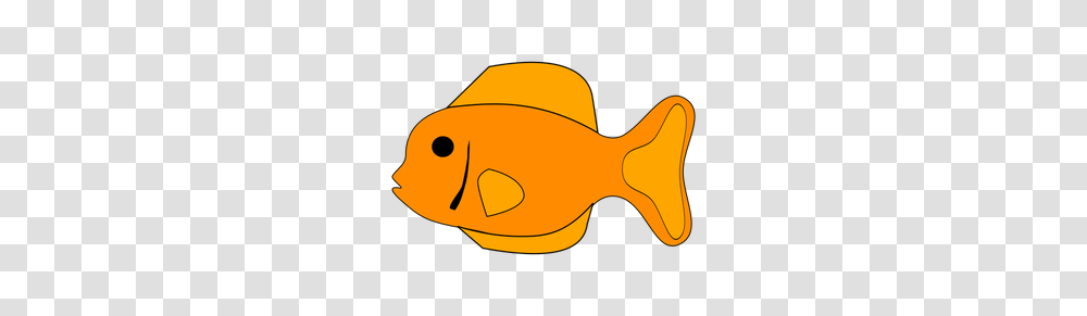 Simple Fish Outline Clip Art, Animal, Goldfish, Rock Beauty, Sea Life Transparent Png