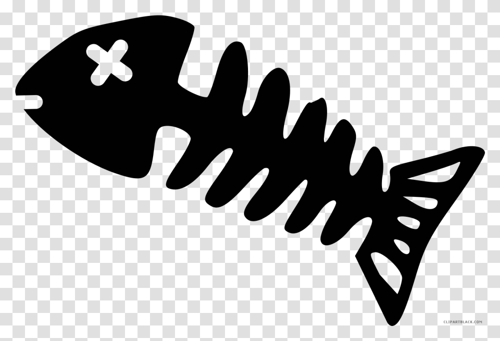 Simple Fish Skeleton Cartoon Fish Skeleton, Outdoors, Nature, Astronomy, Outer Space Transparent Png