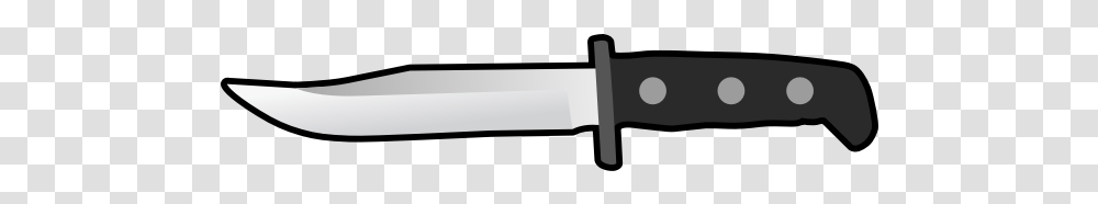 Simple Flat Knife Side View Simple Knife Cartoon, Blade, Weapon, Weaponry, Dagger Transparent Png