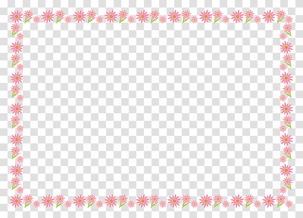 Simple Flower Borders, Plant, Blossom, Paper Transparent Png