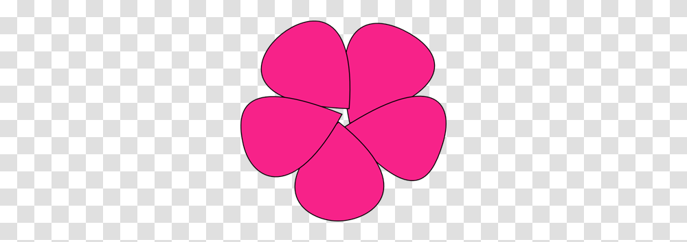 Simple Flower Pink Clipart For Web, Heart, Balloon Transparent Png