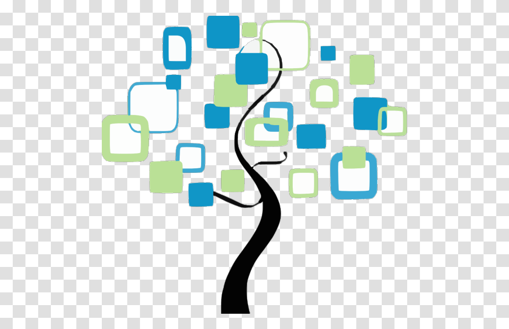 Simple Flowering Tree Outline Icons 9 Family Members Tree, Network, Computer, Electronics, Computer Keyboard Transparent Png
