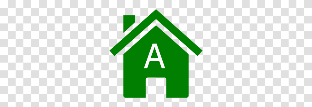 Simple Green A House Clip Art, Recycling Symbol, First Aid, Triangle, Road Transparent Png