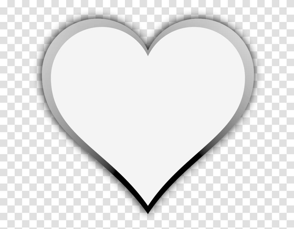 Simple Heart Clip Art Icono Corazon Gris, Cushion, Label Transparent Png